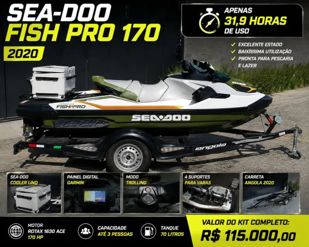 Jet ski Sea-Doo Fish Pro 170