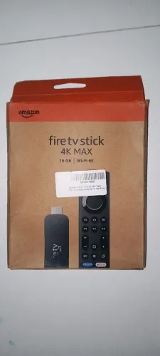 Amazon Fire TV Stick 4K Max 16GB Wi-Fi 6E - Novo/Lacrado (Pronta Entrega)