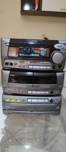 Aparelho de som Mini system kemwood.... Aiwa Philips gradiente jvc cce Sharp Panasonic pio