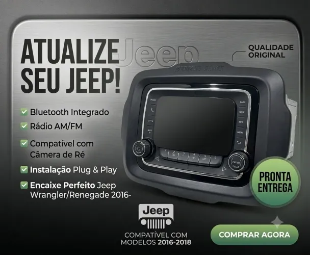 Rádio Original Jeep (2016-2018)