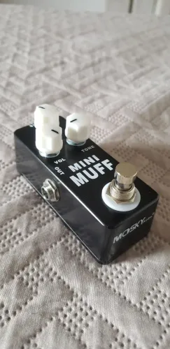 Pedal Fuzz Guitarra Mosky Mini Muff True Bypass Muito Novo