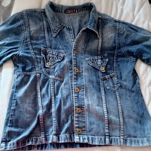 Jaqueta jeans feminina