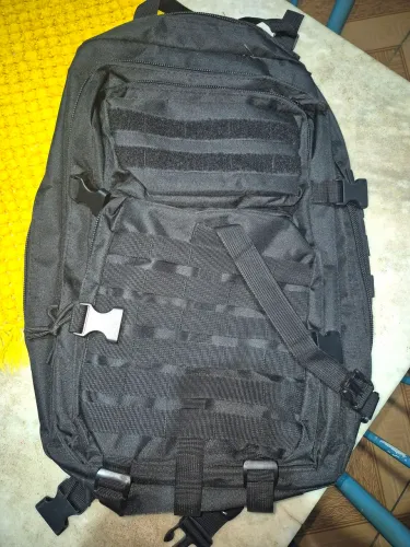 Mochila tática militar 50 litros - preta