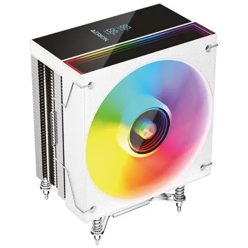 Air Cooler Aerion Titan White, 120mm, Led RGB, Display Digital - WZetta