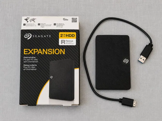 HD Externo Seagate 2TB Pouco Uso Na Caixa Original