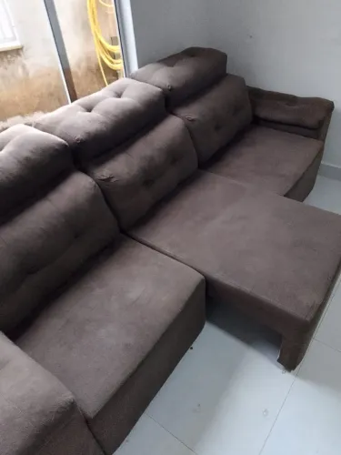 sofá retrátil 3 lugares