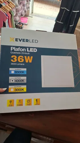 Kit com 9 Plafons Led