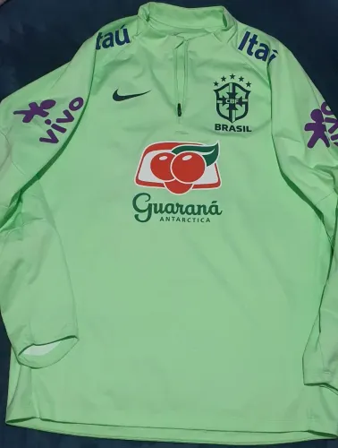 Blusa treino Seleção Brasileira Verde Nike