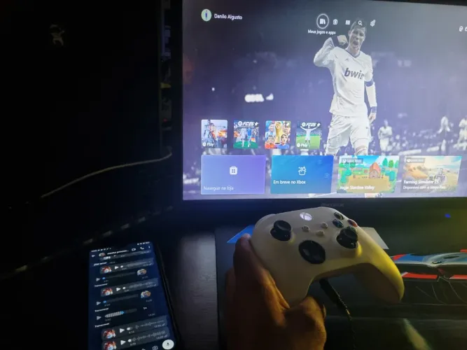 Xbox one fat em bom estado 