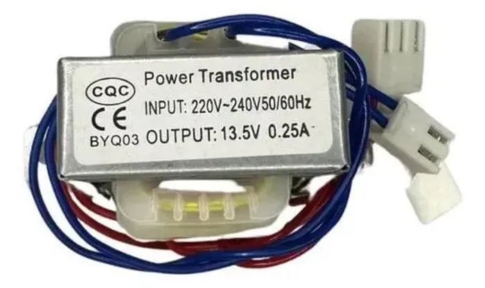 Trafo (Transformador) 220V-240V a 50/60Hz 13,5V com corrente de 0,25A