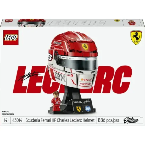 VENDO LEGO CAPACETE CHARLES LECLERC - NOVO NA CAIXA