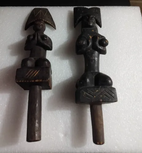 Escultura africana Xangô, raridade...