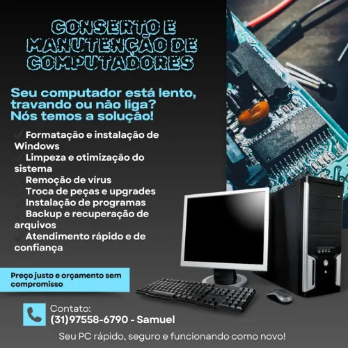 Manutenção de computadores/notebook 
