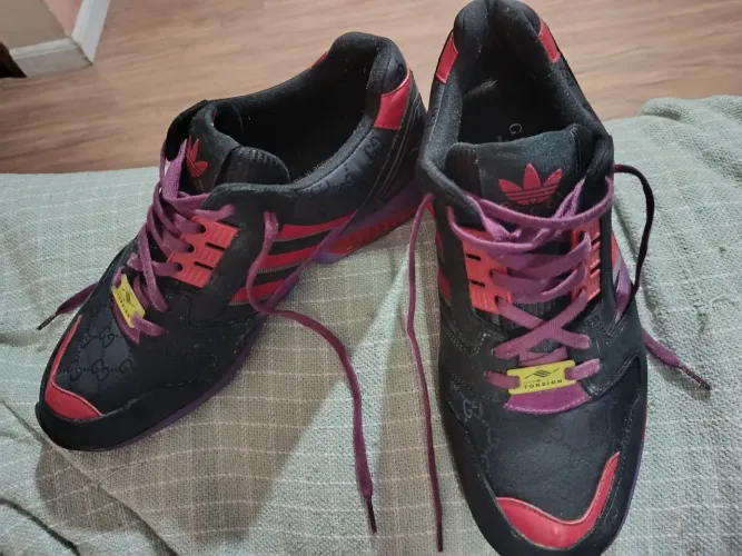 adidas x Gucci ZX 8000 "Black GG Monogram"