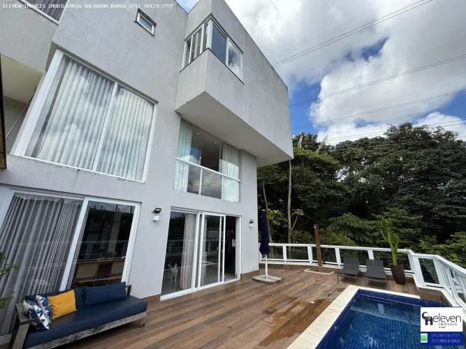 CASA DE LUXO PORTEIRA FECHADA NO ALPHAVILLE 2 SALVADOR | 3 SUÍTES (2 MASTER) | PROJETO ASS