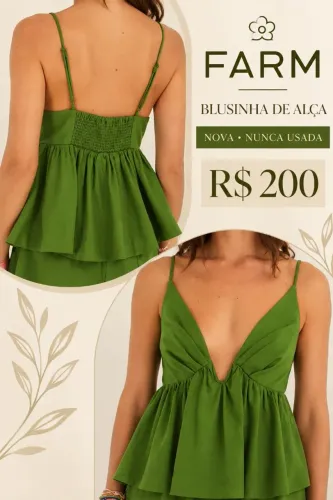 Blusa de Alça Farm, Nova
