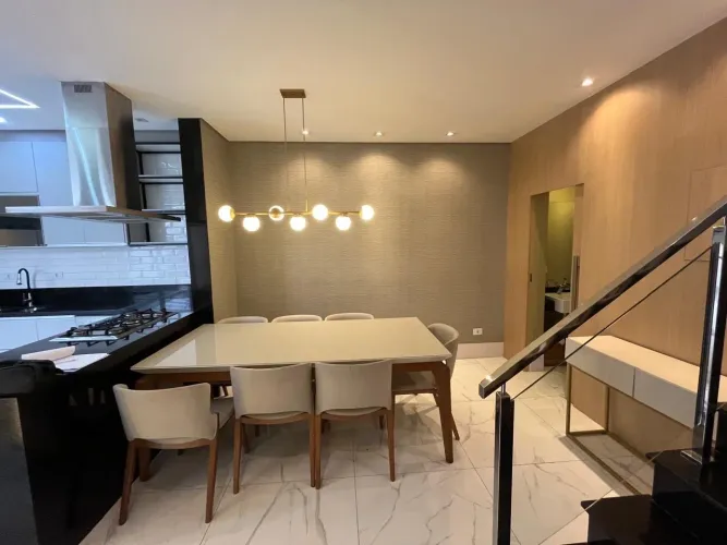 Mesa de jantar grande e sofisticada - design moderno