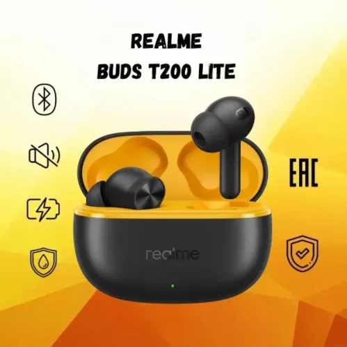 REALME BUDS T200 LITE - Pronta Entrega, Lacrado e Original