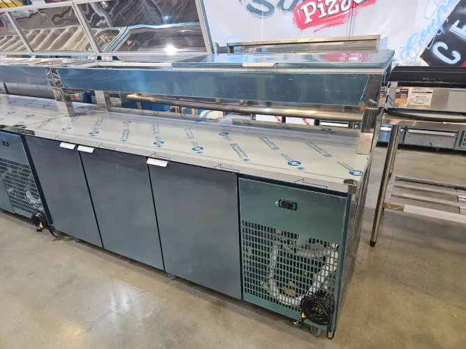 balcão refrigerado condimentadora inox 2 metros - a pronta entrega