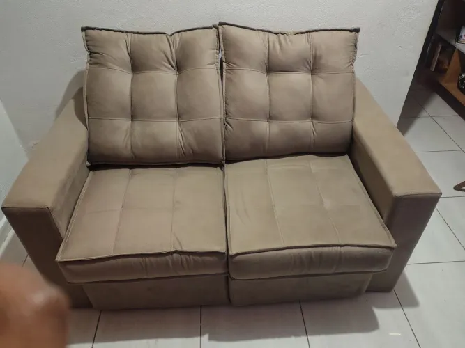 Sofá retratil 2 lugares 
