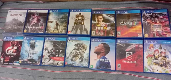 Jogos Para Ps4 e PS5 em midia fisica