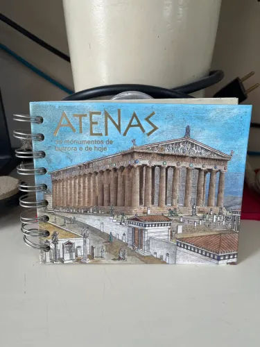 livro Atenas os monumentos de outrora e de hoje
