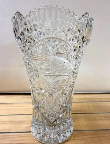 vaso cristal hofbauer coleção byrdes lapidação pássaros