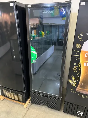 Geladeira expositora full black 454 litros Imbera nova pronta entrega