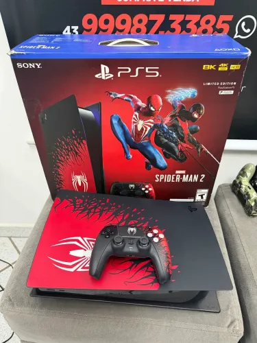 Ps5 fat edição especial spider Man 