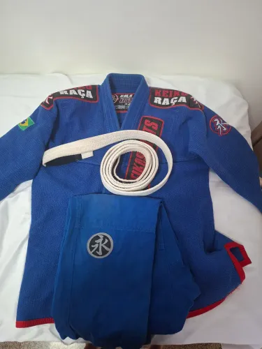 Kimono jiu-jitsu keiko sports Gold A2 + Faixa branca A2