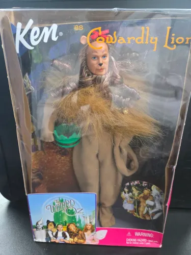 Barbie Ken as the Cowardly Lion in the Wizard of Oz<br>