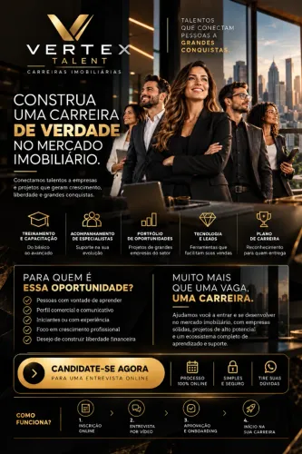 Oportunidade no Mercado Imobiliário - Com ou Sem Experiência