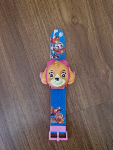 Relógio patrulia canina com projetor brinquedo