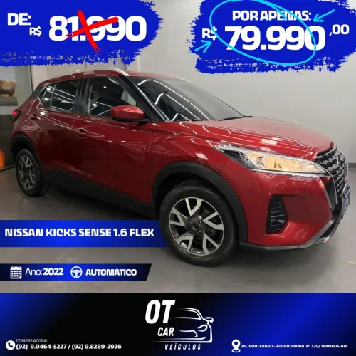 Nissan Kicks Sense 1.6 16V Flex AUT 2022