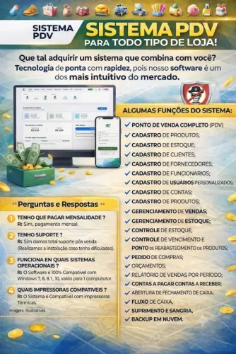 Sistema De Gestão Para Supermercado - Supermarket- valor mensal