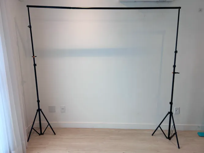 Tripé para fundo fotográfico 