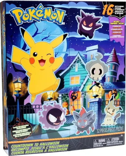 LACRADO Edição Especial - Jazwares Pokémon Halloween Calendário
