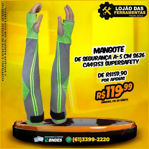 Mangote de Segurança A-5 CM S626 CA45153 Supersafety