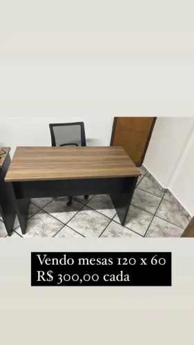 Mesa escritório retangular