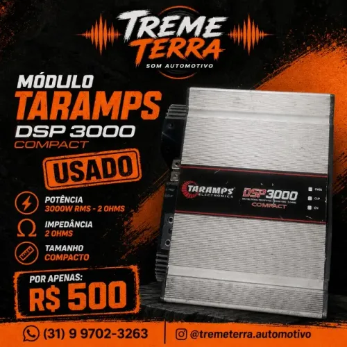 Módulo Taramps DSP 3000 compact