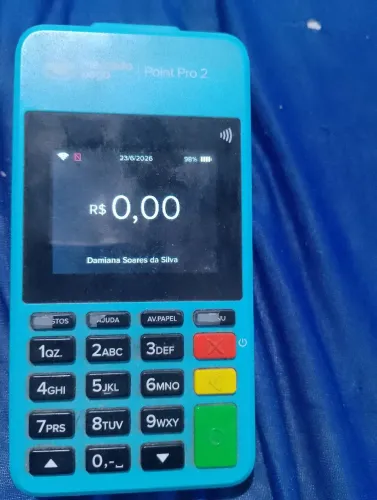 Máquina de cartão mercado pago