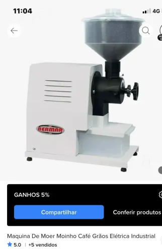 Moedor de café e grão