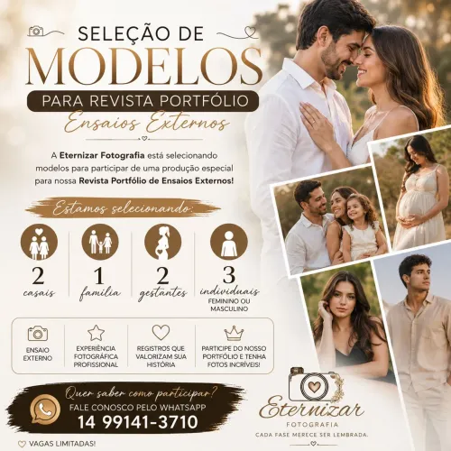 ENSAIO FOTOGRÁFICO EXTERNO 