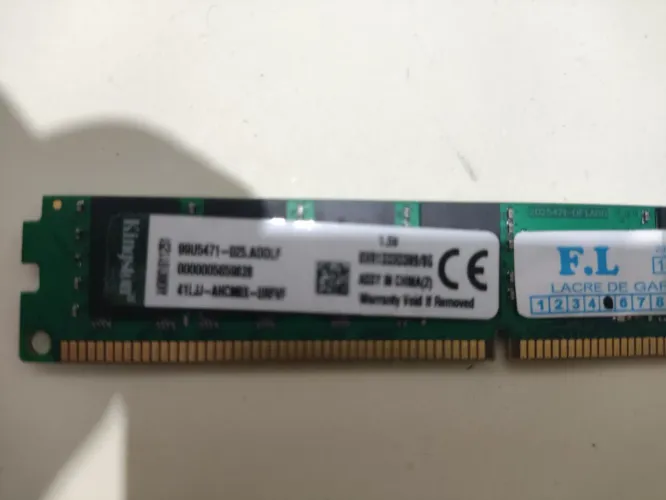 Memória RAM Kingston 8GB DDR3 1333MHz