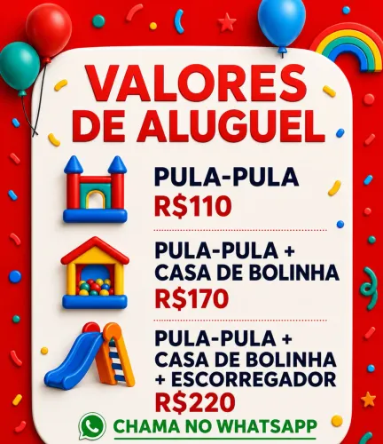 Aluguel de brinquedos