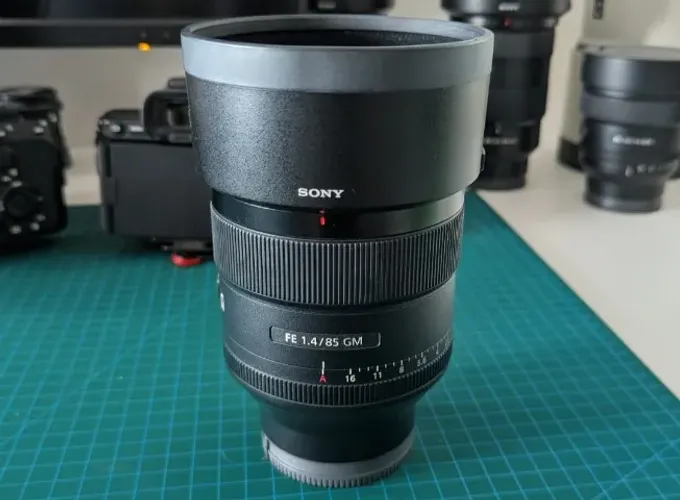 Lente Sony 85mm f/1.4 GM