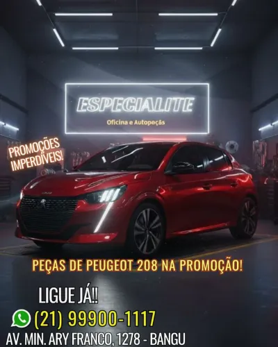 Peças de Peugeot 208 na Promoção