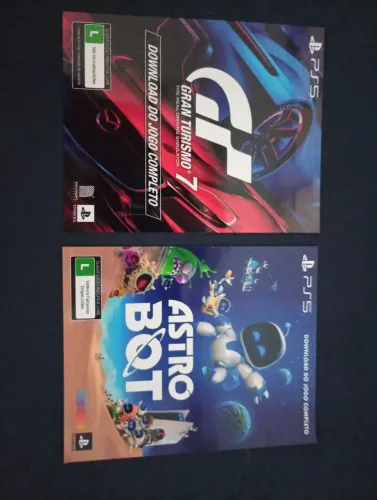 Jogos Digitais Gran turismo 7 e astro bot