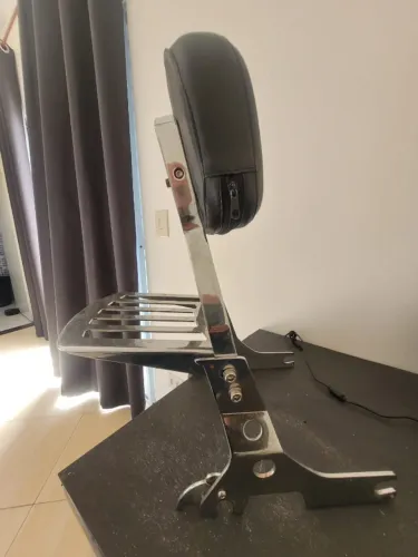 Sissy Bar Cromado para Harley Sportster destacável