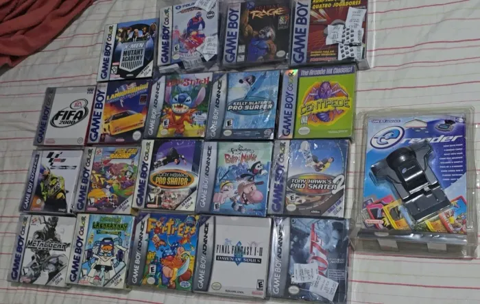 Coleção Jogos de Game boy cib